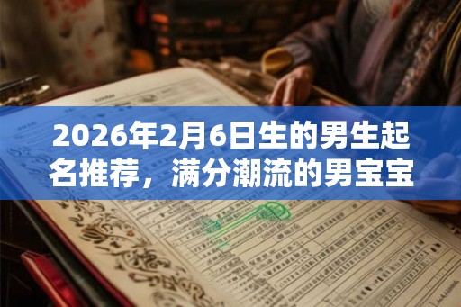 2026年2月6日生的男生起名推荐,满分潮流的男宝宝名字 2026年2月6日生的男生起名推荐,满分潮流的男宝宝名字