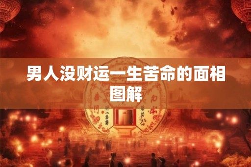 男人没财运一生苦命的面相图解