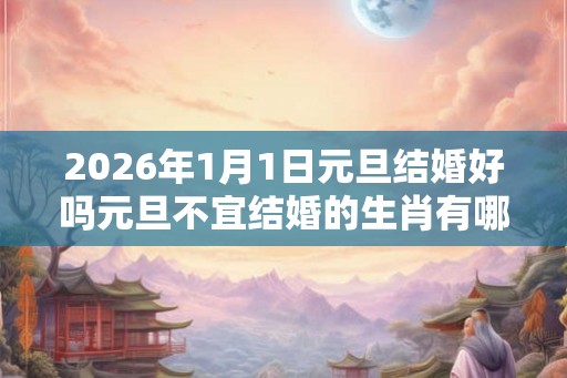 2026年1月1日元旦结婚好吗元旦不宜结婚的生肖有哪些? 2026年1月1日元旦结婚好吗元旦不宜结婚的生肖有哪些?
