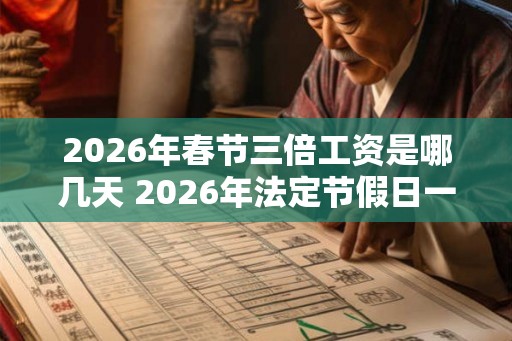 2026年春节三倍工资是哪几天 2026年法定节假日一览表 2026年春节三倍工资是哪几天 2026年法定节假日一览表