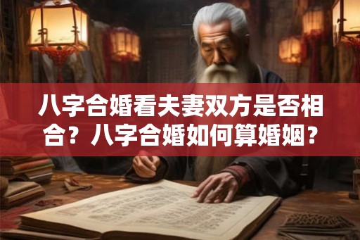 八字合婚看夫妻双方是否相合？八字合婚如何算婚姻？