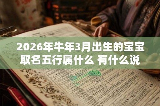 2026年牛年3月出生的宝宝取名五行属什么 有什么说法