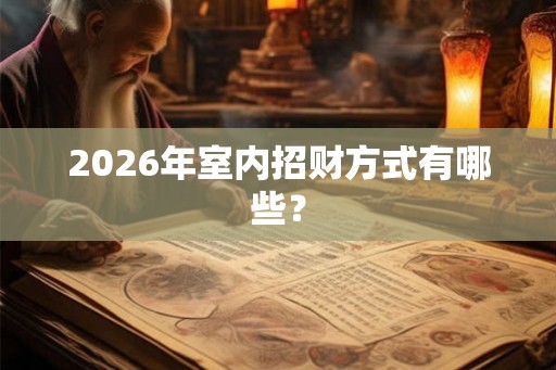 2026年室内招财方式有哪些？
