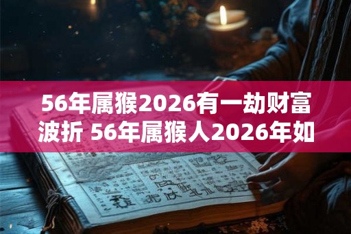 56年属猴2026有一劫财富波折 56年属猴人2026年如何旺财