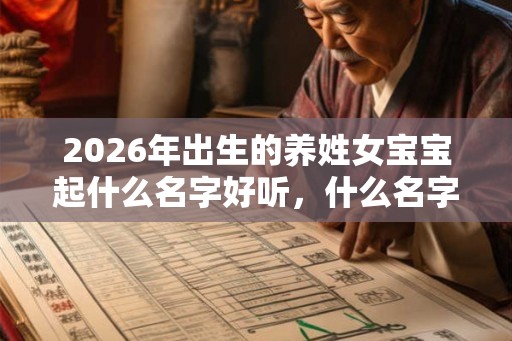 2026年出生的养姓女宝宝起什么名字好听，什么名字意义好