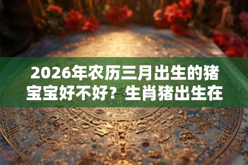 2026年农历三月出生的猪宝宝好不好？生肖猪出生在几月好？