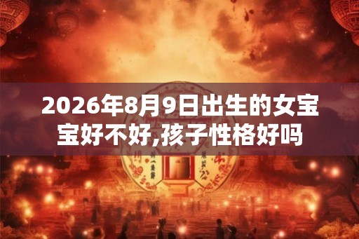 2026年8月9日出生的女宝宝好不好,孩子性格好吗