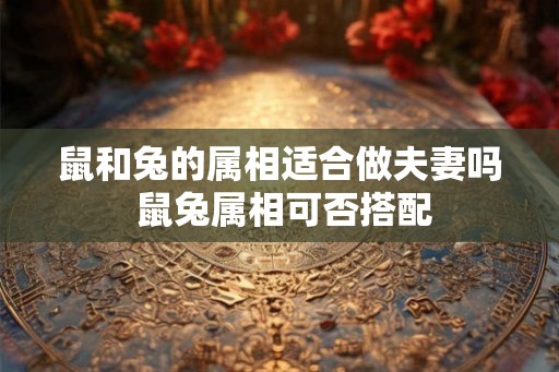 鼠和兔的属相适合做夫妻吗 鼠兔属相可否搭配