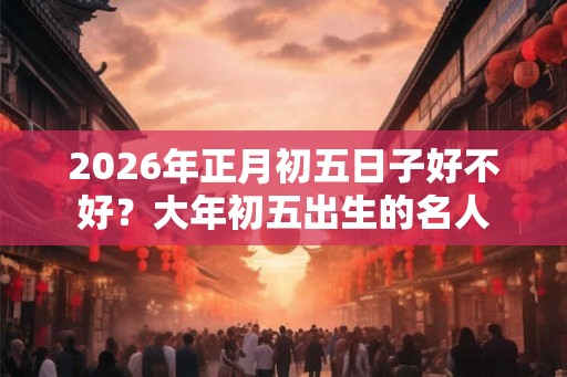 2026年正月初五日子好不好?大年初五出生的名人 2026年正月初五日子好不好?大年初五出生的名人