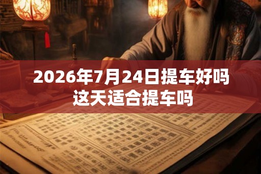 2026年7月24日提车好吗 这天适合提车吗