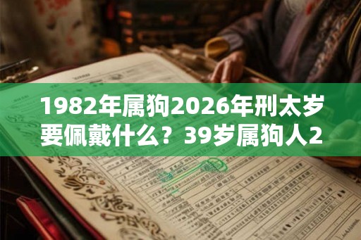 1982年属狗2026年刑太岁要佩戴什么？39岁属狗人2026年犯太岁命运如何？