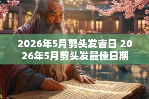 2026年5月剪头发吉日 2026年5月剪头发最佳日期