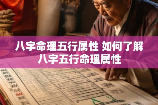 八字命理五行属性 如何了解八字五行命理属性 八字命理五行属性 如何了解八字五行命理属性