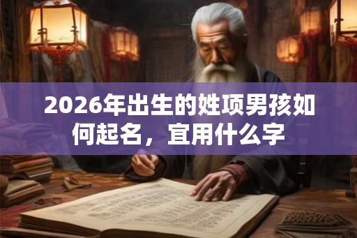 2026年出生的姓项男孩如何起名，宜用什么字