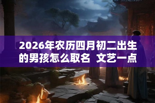 2026年农历四月初二出生的男孩怎么取名  文艺一点的名字