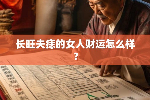 长旺夫痣的女人财运怎么样？