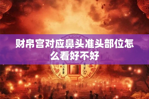 财帛宫对应鼻头准头部位怎么看好不好