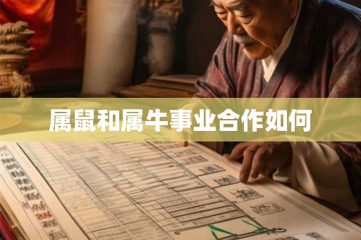 属鼠和属牛事业合作如何