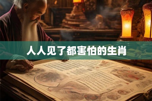 人人见了都害怕的生肖 人人见了都害怕的生肖
