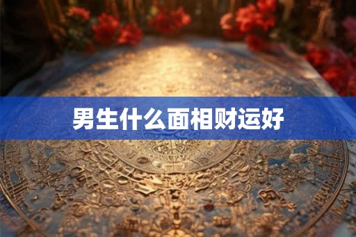 男生什么面相财运好
