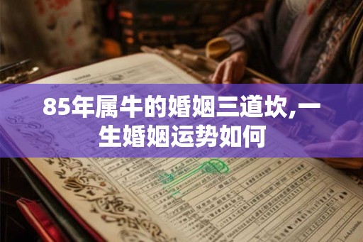 85年属牛的婚姻三道坎,一生婚姻运势如何