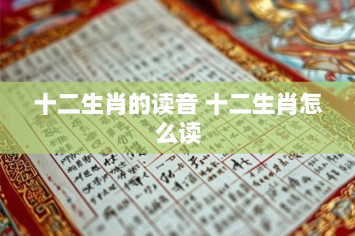 十二生肖的读音 十二生肖怎么读