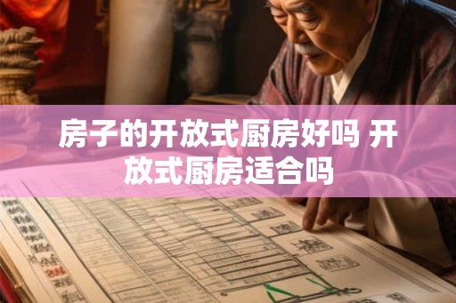 房子的开放式厨房好吗 开放式厨房适合吗 房子的开放式厨房好吗 开放式厨房适合吗