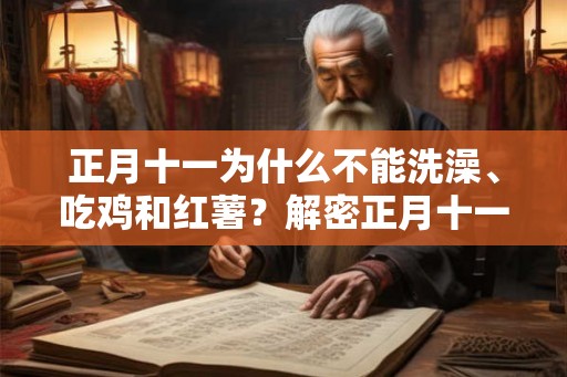 正月十一为什么不能洗澡、吃鸡和红薯？解密正月十一的禁忌