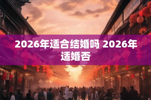 2026年适合结婚吗 2026年适婚否 2026年适合结婚吗 2026年适婚否
