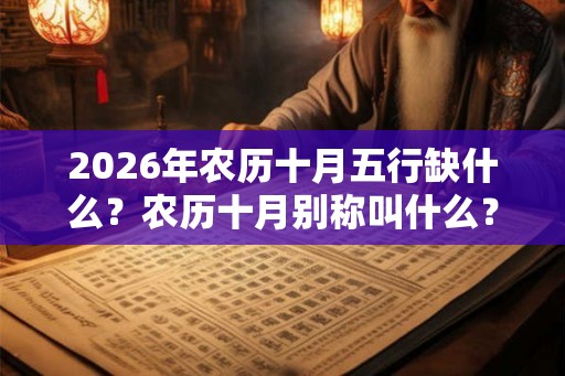 2026年农历十月五行缺什么？农历十月别称叫什么？