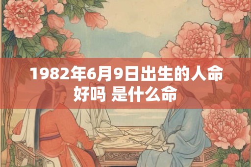 1982年6月9日出生的人命好吗 是什么命