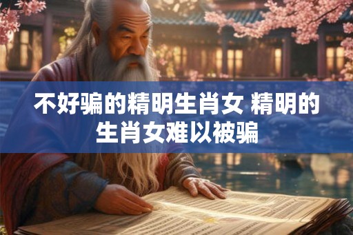 不好骗的精明生肖女 精明的生肖女难以被骗