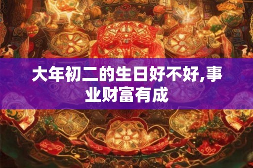 大年初二的生日好不好,事业财富有成
