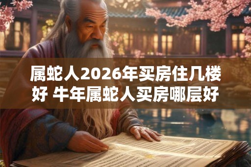 属蛇人2026年买房住几楼好 牛年属蛇人买房哪层好