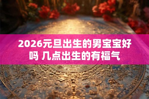 2026元旦出生的男宝宝好吗 几点出生的有福气