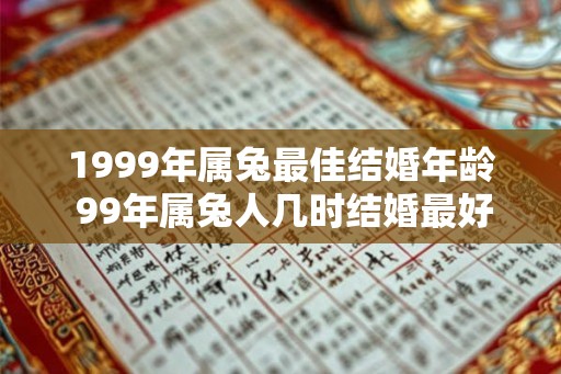 1999年属兔最佳结婚年龄 99年属兔人几时结婚最好 1999年属兔最佳结婚年龄 99年属兔人几时结婚最好
