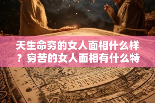 天生命穷的女人面相什么样？穷苦的女人面相有什么特征？