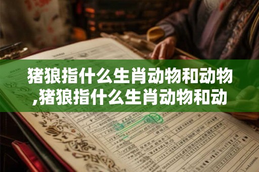 猪狼指什么生肖动物和动物,猪狼指什么生肖动物和动物图片
