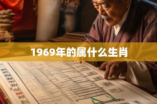 1969年的属什么生肖