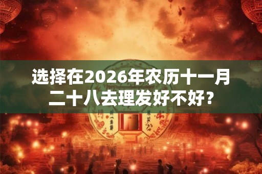 选择在2026年农历十一月二十八去理发好不好？