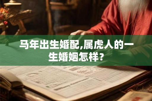 马年出生婚配,属虎人的一生婚姻怎样？