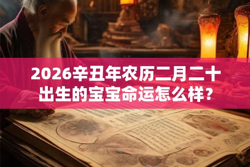 2026辛丑年农历二月二十出生的宝宝命运怎么样？