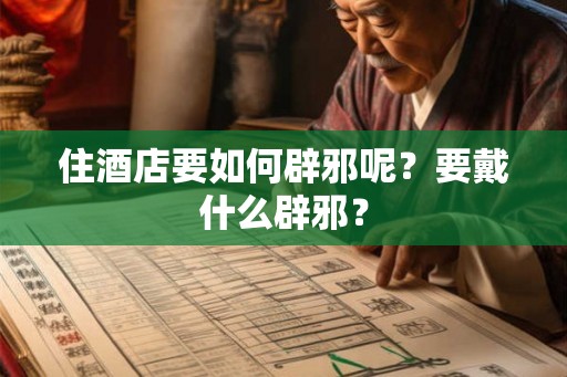 住酒店要如何辟邪呢？要戴什么辟邪？
