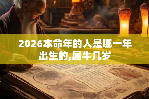 2026本命年的人是哪一年出生的,属牛几岁 2026本命年的人是哪一年出生的,属牛几岁