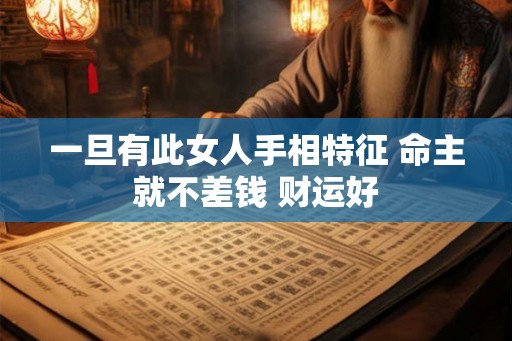 一旦有此女人手相特征 命主就不差钱 财运好