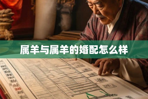 属羊与属羊的婚配怎么样 属羊与属羊的婚配怎么样