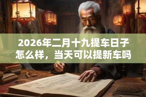 2026年二月十九提车日子怎么样，当天可以提新车吗？