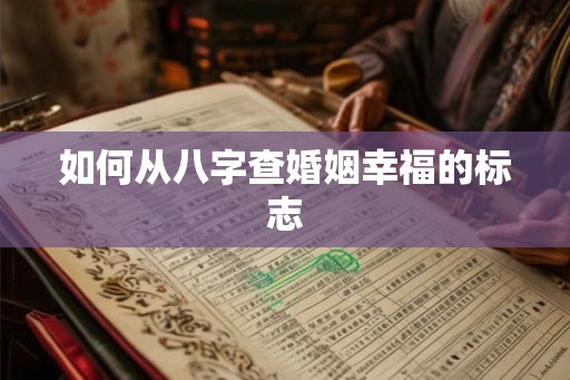如何从八字查婚姻幸福的标志 如何从八字查婚姻幸福的标志