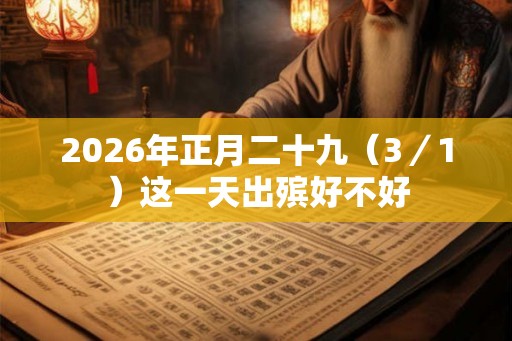 2026年正月二十九(3/1)这一天出殡好不好 2026年正月二十九(3/1)这一天出殡好不好