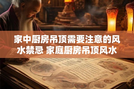 家中厨房吊顶需要注意的风水禁忌 家庭厨房吊顶风水禁忌